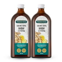 프리미엄로사 생강 레몬 원액 100% 500ml, 2병