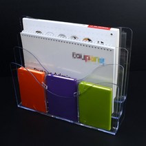 아크릴 카다로그꽂이 3단 리플렛 브로셔 거치대 팜플렛 스탠드