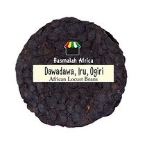Basmalah Africa Dawadawa Sumbala Round Ogiri Pieces Dried Dawadawa Iru African Locust Beans, 1
