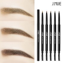 제이뮤 1+1 타투 슬림 아이브로우 펜슬, 슬림 1호+2호, 1개