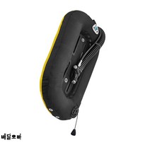 bcd 스쿠버다이빙 아쿠아나 AKUANA 알루미늄 25 30 파운드 백플레이트, 뒷노랑 앞노랑 앞노랑