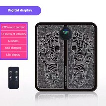 마사지의자 마사지베드 마사지기계 소형안마의자 발마사지 전기 지능형 EMS 펄스 침술 USB 혈액 순환 개선, 05 15-level Remote cont