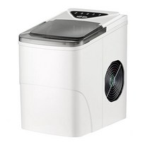 제빙기50kg 캠핑 카페 가정용 업소용 휴대용 빠른 스 큐브 메이커 자동 제빙기 기계, 하얀색, 영국, 220v