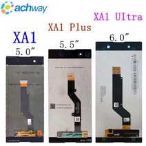 5.0 quot소니 XA1 플러스 LCD 디스플레이 터치 스크린 xa1 울트라 lcd 소니 Xperia, White (XA1 Plus), White (XA1 Plus)
