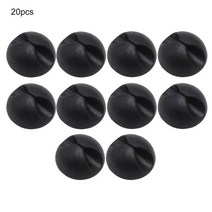 10/20Pcs Cable Clamps Wire Organizers Cable Management Clamping Systems Bonding Rope Hooks USB Wire, 01 black 20pcs