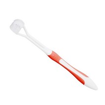 3 양면 칫솔 구강 관리 안전 치아 브러쉬 완벽한 클렌징 교체 브러시 헤드 미백, [01] Red