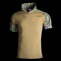 야외 사냥 하이킹 셔츠 전술 페인트 볼 airsoft 슈팅 반팔 퀵 드라이 셔츠 남성 cs 등반 위장 셔츠