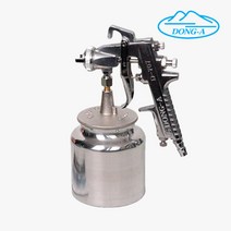 아 국산 보급형 스프레이건(흡상식) D-707 노즐 1.5mm 도장 도색 페인트 공업사 공업용품 (도료컵 포함)
