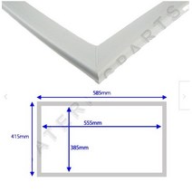 TS GLOBAL 정품 일렉트로룩스 099531 카운터 냉장고 테이블 고무 개스킷 씰 415mm x 585mm, 한개옵션0
