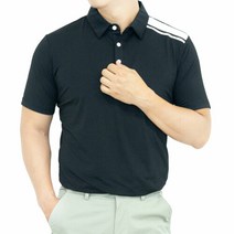 [레디핏] 남자 골프웨어 견장라인 스판 카라 반팔셔츠 LST393_4