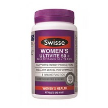 SWISSE 스위스 시니어 여성용 종합 멀티 비타민 미네랄 갱년기 영양제 비타민제 50+