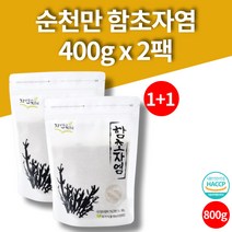 순천 함초 자염 좋은 먹는 식용 소금 삼겹살 스테이크 치킨 고기 소금 2팩
