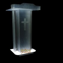 크리스탈 강대상 성구사 강연대 교회 목사님 연단 강단, 전체 높이 1.1m