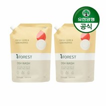 1300K 아름다운세제 에이포레 fresh herb 리필 1000ml 2개, 단품