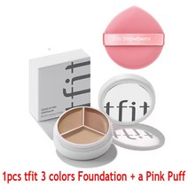 TFIT 전문 메이크업 컨실러 팔레트 얼굴 눈 윤곽 스팟 다크 서클 교정 3 가지 색상, [03] 3 color Kit, 03 3 color Kit
