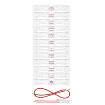 10/12 개/갑 패션 눈썹 셰이퍼 템플릿 손질 쉐이핑 스텐실 키트 카드 메이크업 액세서리, [03] Style2-12PCS, 한개옵션1