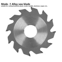 플런지쏘 원형전기톱 페스툴 미니 다기능 테이블 톱 전기 데스크탑 가정용 소형 DIY 절단 도구 목공 벤치, CHINA, Alloy saw blade only, EU