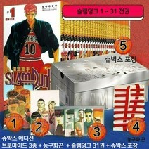 슬램덩크 만화책 오리지널 다시 보기 완전판 전권 굿즈, 장춘출판사