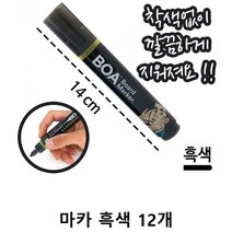 JK BOA 보드 마카 흑색 12개, 본상품선택
