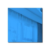 흑경 모자이크 벽 거울 스티커 자체 접착 3D 입체 아크릴 방수 화장실 데코타일, 블루 2cmx2cm/100pcs