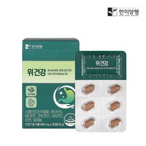 한미양행 위건강 위장약 소화불량 속쓰림약 위에좋은영양제 600mg30정, 30정, 2박스