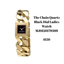 [해외]명품마크제이콥스시계70015537 The Chain Quartz Black Dial LadiesMarc Jacobs