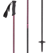 Black Crows 흑까마귀 2023년 스키 폴 스탠스, Black/Pink, 48 in