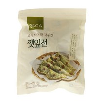 풀무원 방학 냉동도시락 올가 고기소가 꽉 채워진 깻잎전 야식 아이간식 식사대용, 1개