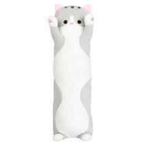 가팡 귀여운 바디필로우 캐릭터 롱쿠션, 90cm, 그레이고양이1184831 23