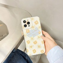 유화 플라워 아이폰11 프로 맥스 테두리 케이스