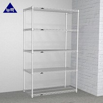 GOF455022뒷베란다정리 펜트리산업용 무볼트 460x760x1500 앵글선반 뉴랙 선반 5단 코스트 과자팬트리, 단일옵션