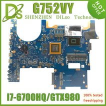 노트북 메인보드 G752VY 노트북 ASUS ROG GFX752 메인 I76700HQ GTX980M4GB GTX970 GTX965 100 OK, 03 I76700HQ GTX9703G