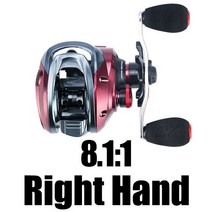 낚시릴 SeaKnight레드 폭스 시리즈 HG XG 72:1 81:1 베이트 캐스팅 릴 원심 브레이크 시스템 13lbs 초경량 낚시 릴 192G, 8.1 Right, korea, 02 REDFOX-XG-R