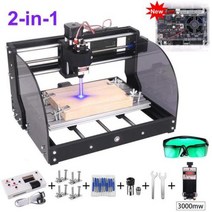 20W CNC 3018 Pro Max 레이저 조각기 GRBL DIY 3 축 PBC 밀링 레이저 조각기 우드 라우터 업그레이드 된 3018Pro 오프라인, 3000mw laser+3018P-M With Offl