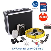 배관 산업용 내시경 512hz sonde 송신기 로케이터 수중 비디오 시스템 파이프 벽 검사 하수도 카메라 키트 10 인치 IPS 모니터 포함, 40 메터, 7inch 512hz dvr