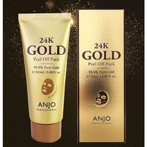 1+1 앙쥬 프로페셔날 24K 골드 필 오프 팩 100ml 행사중, 단품