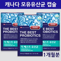 캐나다 lgg 모유유산균 분말 가루 락토바실러스 가세리 캡슐 17종 혼합 복합균주 프로 프리 바이오틱스 FOS 프락토올리고당 장내 유익균 먹이 임산부 여성 프리미엄 식약처인증, 1개