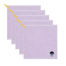 [무료자수] 카카오프렌즈 해피 고리수건 5장 이름인쇄 핸드타월 스위트몬스터 핸드타올, 5개, 네오