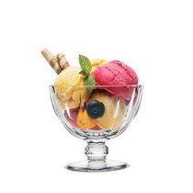 [파사바체] 다이아몬드 아이스크림볼 280ml 6개세트 (51658)/유리컵/글라스
