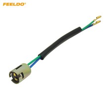 수입차 부품 FEELDO-자동차 S25 1157 BA15D 브레이크 턴 시그널 LED 전구 소켓 와이어 램프 홀더 커넥터 플매트 카펫 러그 5735 10 개