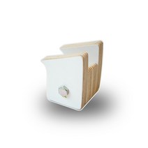 아뜰리빌 프리미엄 캣휠 잠금장치[1세트 2개입], 우드색상