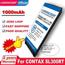 저무리 호환제품 LOSONCOER 1000mAh 도매 카메라 배터리 CONTAX SL300RT Finecam SL300R SL400R (P/N BP-780S) 용, 단일옵션