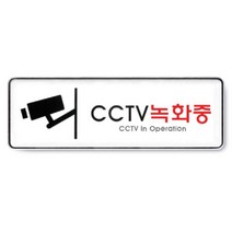 위wjr_표지판 CCTV녹화중 시스템 255x85x5 안내판 사무용 부착용 업소용♥hspirit, ♥words!!