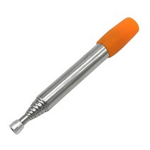 Outdoor Stainless Steel Cooking Blow Fire Tube Portable Telescopic Pipe Camping Survival Tools, [02] orange