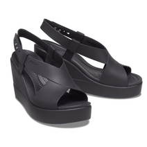 크록스 2022년 크록스 샌들 브루클린 하이 웨지 플립 206222-060