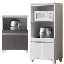 전자렌지 수납장 밥통 밥솥거치대 선반 다이 렌지대 전자레인지장 에어프라이어, 3단 렌지대, 그레이