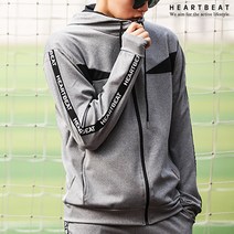 하트비트 토리넛 후드집업 베이직핏 운동복 트레이닝 점퍼 커플룩 단체복 남자 여자 남여공용 커플티 빅사이즈 단체티