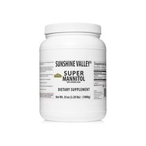 Sunshine Valley 설탕 대체제 만니톨 파우더 가루 분말 1kg, 1팩