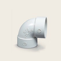 PVC VG2 90도 엘보/단곡관 150A 배수용 소켓 파이프