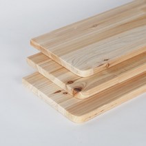 삼나무 원목 상판 400mm x 800mm, 2면라운딩